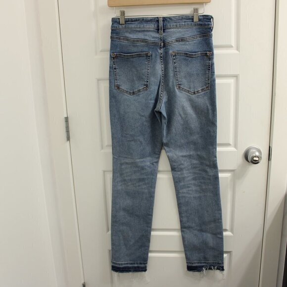 3/$30 Anthropologie Pilcro Size 28 High Rise Cigarette Skinny Raw Hem - Picture 4 of 4